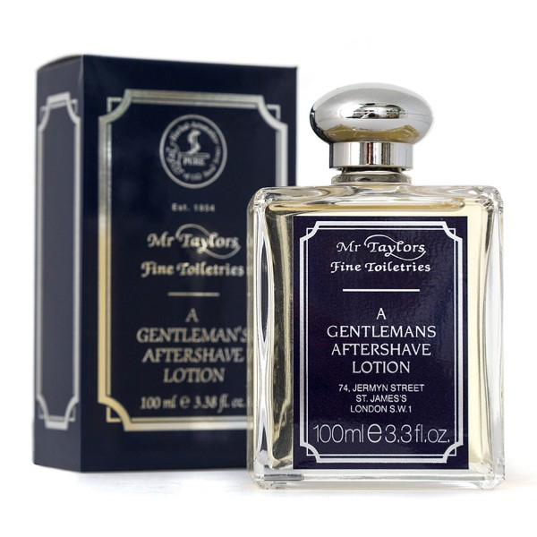 A Gentleman's aftershave lotion Mr Taylor Fine Toiletries