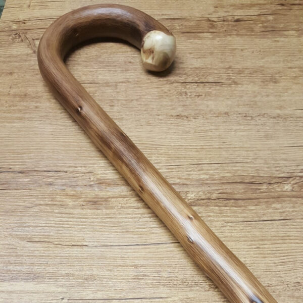 Bastone da passeggio legno di castagno - chiaro e nodo grosso